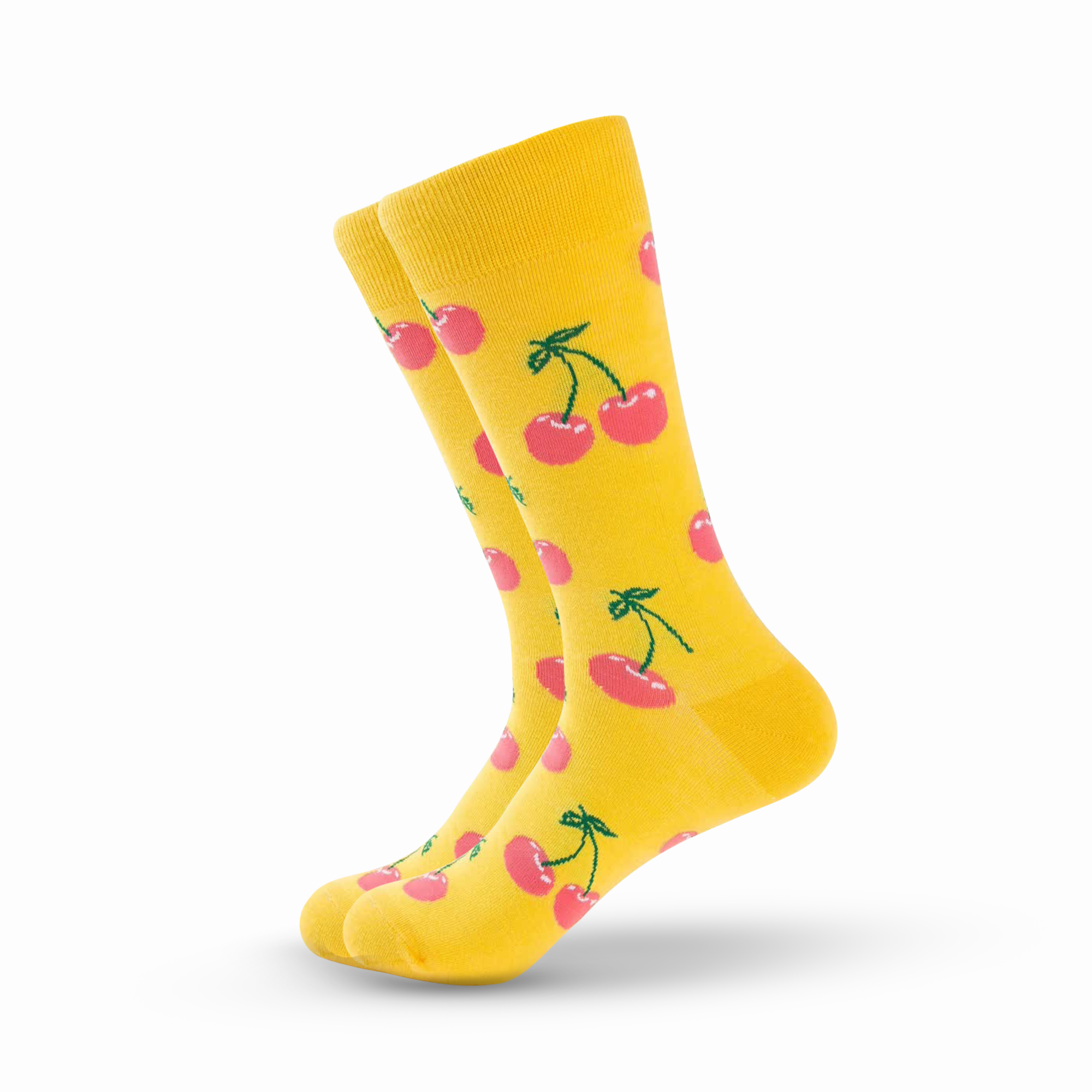 Yellow Cherry Socks