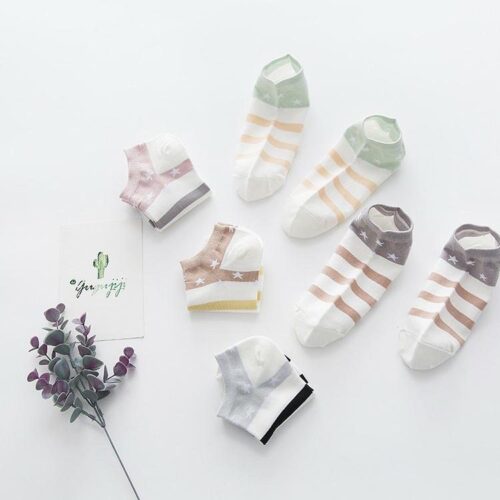 Starry Ankle Socks (Pack of 5)