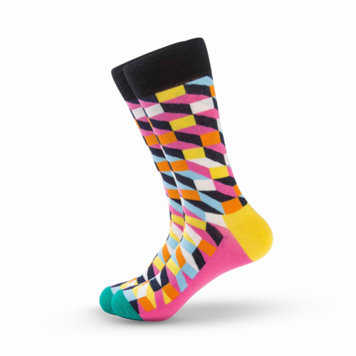 3D Pink Socks