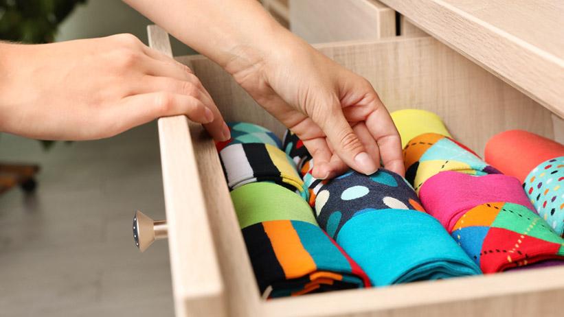 How to organize socks
