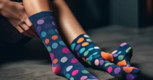 polka dot socks
