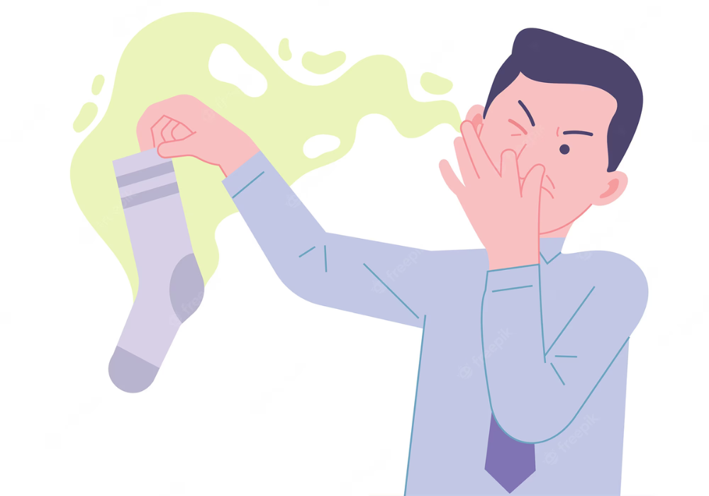 how to get smell out of socks?