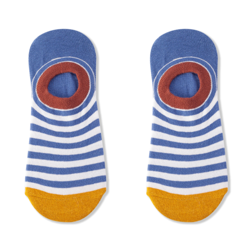 Cool Striped No-Show Socks