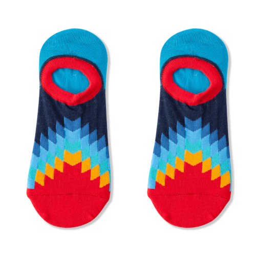 Fire & Ice No-Show Socks