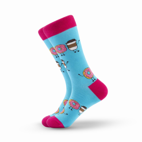 Donut & Coffee Socks